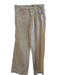 Pilcro and the Letterpress Size Est XS Brown Linen & Cotton Cargo 4 Pocket Pants Brown / Est XS