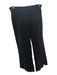 Three Dots Size Est XS Black No Fabric Tag Linen Elastic Waist Wide Leg Pants Black / Est XS