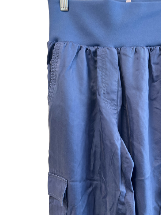 Cinq a Sept Size XS Blue Polyester Blend Elastic Waist Pockets Jogger Pants Blue / XS