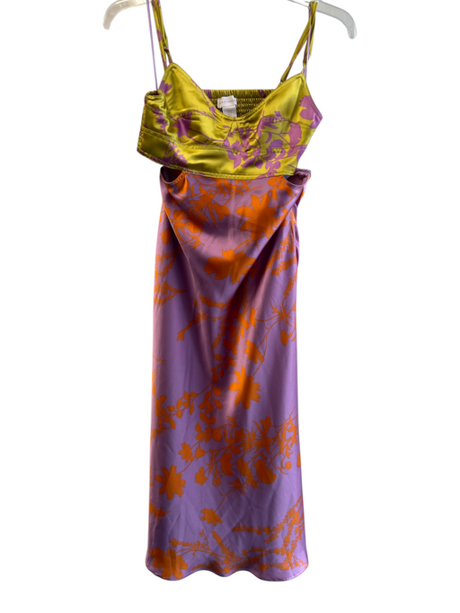 House of Harlow Size S Multi Polyester Cut Out Adjustable spaghetti straps Dress Multi / S