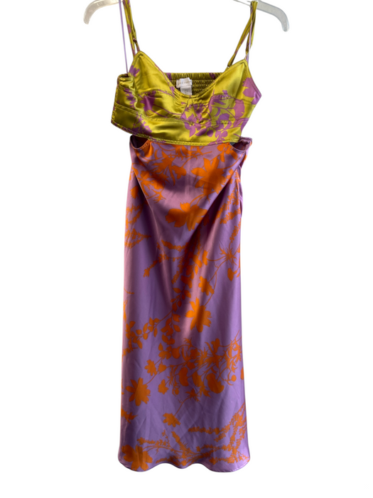 House of Harlow Size S Multi Polyester Cut Out Adjustable spaghetti straps Dress Multi / S