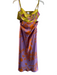 House of Harlow Size S Multi Polyester Cut Out Adjustable spaghetti straps Dress Multi / S