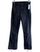 Mother Size 29 Black Cotton Blend 4 Pocket High Rise Zip Fly Raw Hem Jeans Black / 29