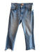 Mother Size 29 Light Blue Cotton Blend 5 Pocket Mid Rise Zip Fly Boot Cut Jeans Light Blue / 29