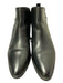 Sam Edelman Shoe Size 8 Black Leather Pointed Toe Side Zip Buckle Detail Booties Black / 8