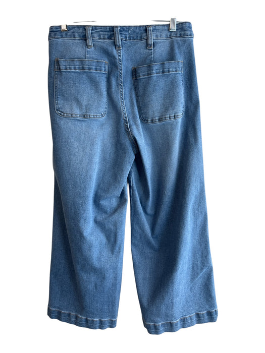 Oat Size 6/28 Medium Wash Cotton Blend Mid Rise Zip Fly 4 Pocket Jeans Medium Wash / 6/28