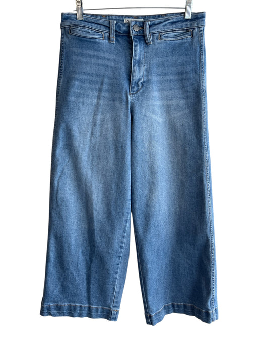 Oat Size 6/28 Medium Wash Cotton Blend Mid Rise Zip Fly 4 Pocket Jeans Medium Wash / 6/28
