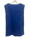Banana Republic Size S Blue Cotton Sleeveless Wide Neck Drawstring Waist Dress Blue / S