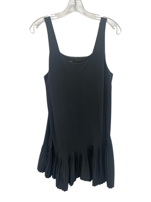 Spanx Size L Dark Green Polyester Sleeveless Pleated Athletic Dress Dark Green / L