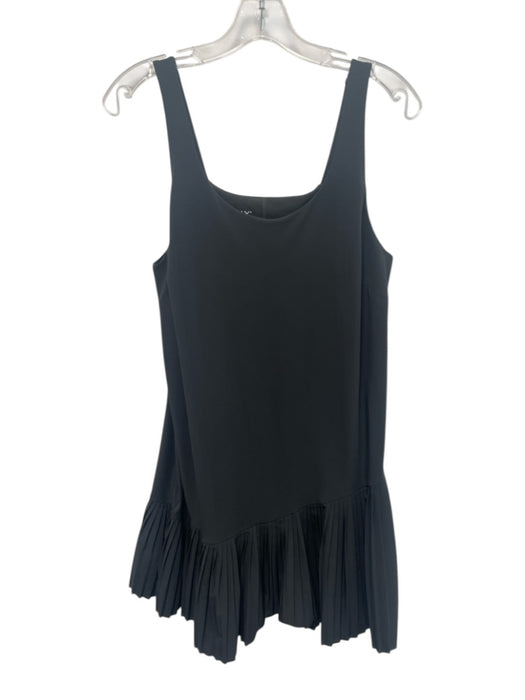 Spanx Size L Dark Green Polyester Sleeveless Pleated Athletic Dress Dark Green / L