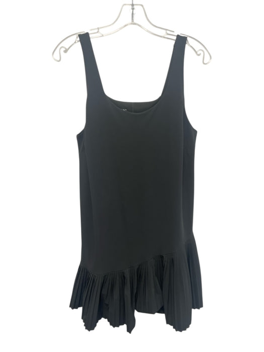 Spanx Size L Dark Green Polyester Sleeveless Pleated Athletic Dress Dark Green / L