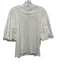A.L.C. Size M White Cotton Wide Neck Puff Sleeve Top White / M