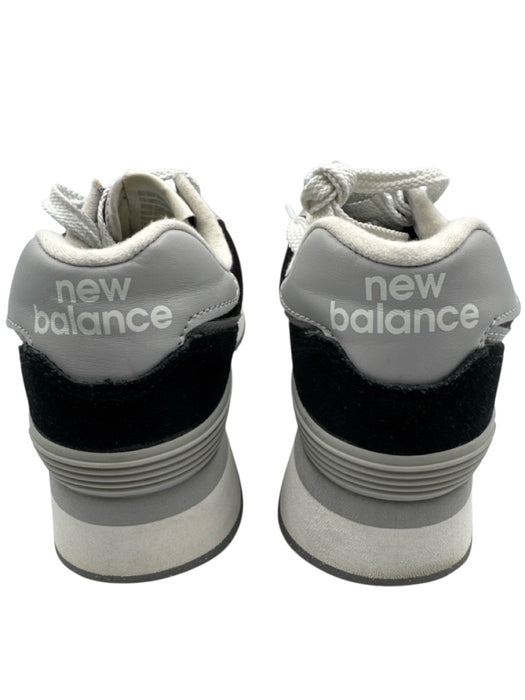 New Balance Shoe Size 8.5 Black Synthetic Suede Platform Lace Up Round Toe Shoes Black / 8.5