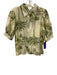 Bailey 44 Size M Cream & Green Lyocell & Polyester Button Up Sheer Top Cream & Green / M
