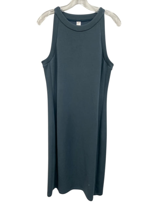 Spanx Size M Teal Modal & Polyester Sleeveless Dress Teal / M