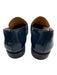Angela Scott Shoe Size 40 Navy Blue Patent Leather Scalloped Edge Flat Loafers Navy Blue / 40