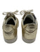 Christian Louboutin Shoe Size 36.5 Gold Leather round toe lace up Sneakers Gold / 36.5