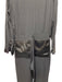 Tom Ford Size 38 Black Silk Leather trim Button Front Cut Out Pockets Jumpsuit Black / 38