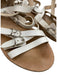 Balenciaga Shoe Size 38 white & tan Leather Silver Hardware Gladiator Sandals white & tan / 38