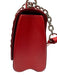 Louis Vuitton Red Leather Epi Leather Silver Hardware Flap Chain Bag Red / MM