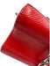Louis Vuitton Red Leather Epi Leather Silver Hardware Flap Chain Bag Red / MM