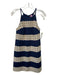 Lilly Pulitzer Size 00 Navy, White, Gold Cotton Sleeveless Applique Darted Dress Navy, White, Gold / 00