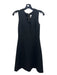 Kate Spade Size 0 Black Viscose Blend Sleeveless Back Zip Darted V Neck Dress Black / 0