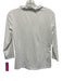J. McLaughlin Size S White Nylon & Spandex Long Sleeve Ruffle Neckline Top White / S