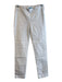 J. McLaughlin Size 6 White Rayon Blend Flat Front Skinny Wide Waist Band Pants White / 6