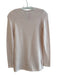 J Mclaughlin Size XS Pale Pink Cotton Long Sleeve V Neck Knit Sweater Top Pale Pink / XS