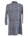 J Mclaughlin Size XS Blue & White Rayon Blend Stripe Half Button Collared Dress Blue & White / XS