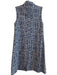 J Mclaughlin Size XS Navy & white Rayon Blend All Over Sleeveless Dress Navy & white / XS