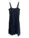 Jenni Kayne Size XS Navy Blue Cotton & Linen Sleeveless Soccer Photo Dress Navy Blue / XS