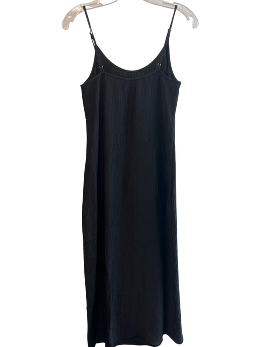 Jenni Kayne Size XS Black Viscose Blend Spaghetti Strap solid color Dress Black / X