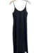 Jenni Kayne Size XS Black Viscose Blend Spaghetti Strap solid color Dress Black / X