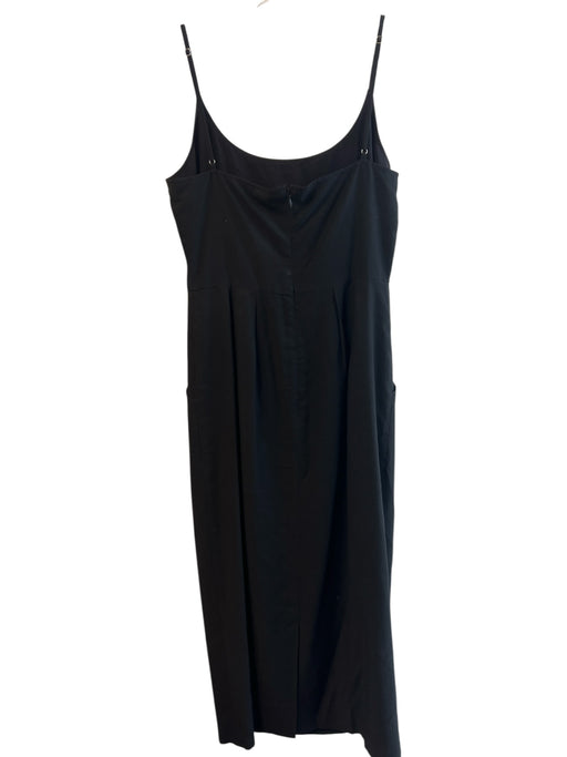 Jenni Kayne Size XS Black Viscose Blend Spaghetti Strap Pockets Scoop neck Dress Black / XS