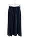 Jenni Kayne Size XS Navy Cotton Elastic Waist Pockets Ankle Length Skirt Navy / XS