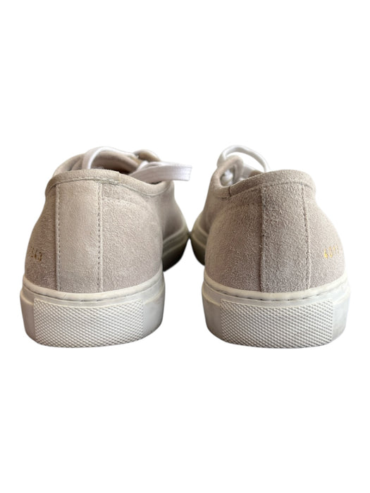 Woman by Common Projects Shoe Size 37 Sand Suede Low Top lace up Sneaker Shoes Sand / 37