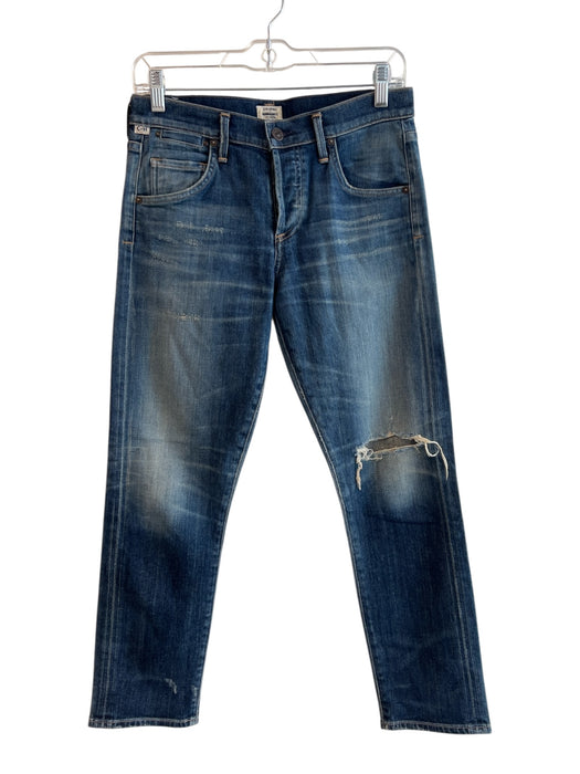 Citizens of Humanity Size 24 Med Light Wash Cotton Blend 5 Pocket Mid Rise Jeans Med Light Wash / 24