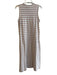 The Great Size 0 White, Blue & Red Cotton Stripe Round Neck Sleeveless Dress White, Blue & Red / 0