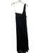 Pomander Place Size XL Black Polyester One Shoulder Side Zip Side Slits Dress Black / XL