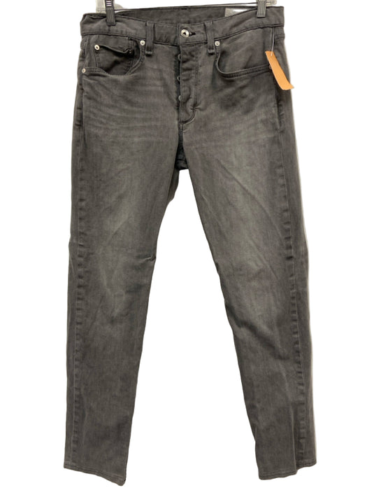 Rag & Bone Size 32 Gray Cotton Solid Button Fly Men's Pants