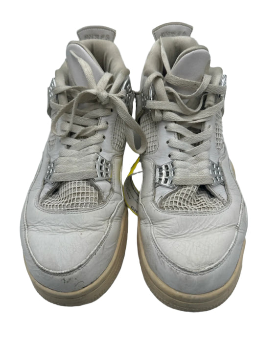 Jordan Shoe Size 11 AS IS White Leather Solid Sneaker Men's Shoes