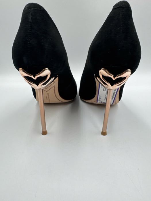 Sophia Webster Shoe Size 38.5 Black Leather Upper Suede Pointed Toe Pumps