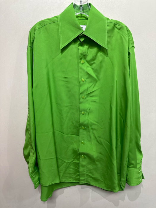 Christopher John Rogers Green Trouser Blouse Pant Set