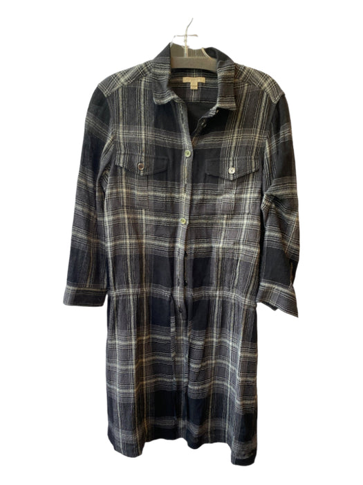 Burberry Brit Size 6 Black, Gray, White Viscose & wool Plaid Button Up Dress Labels Resale Boutique Burberry Brit Size 6 Black, Gray, White Viscose & wool Plaid Button Up Dress Labels Resale Boutique
