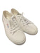 Superga Shoe Size 39.5 White Canvas Almond Toe Low Back Lace Up Sneakers White / 39.5