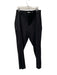 Vince Size 14 Black Linen Blend Zip Fly Side Pocket Straight Leg Trouser Pants Black / 14