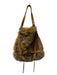 Lucky Cognac Suede Fur Shoulder Straps Bronze Hardware Bag Cognac / M