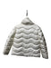 Blauer USA Size S White Polymide Blend High Neck Silver Hardware Puffer Coat White / S